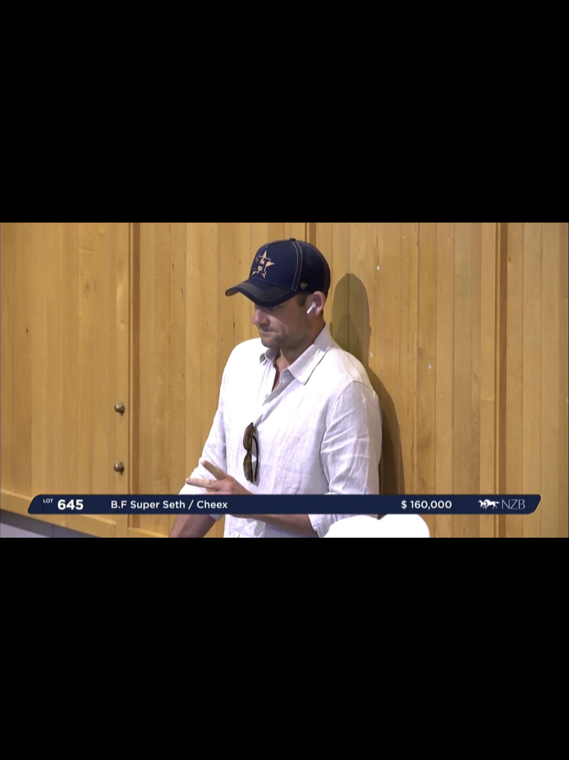 Michael Hughes at the New Zealand Bloodstock sales